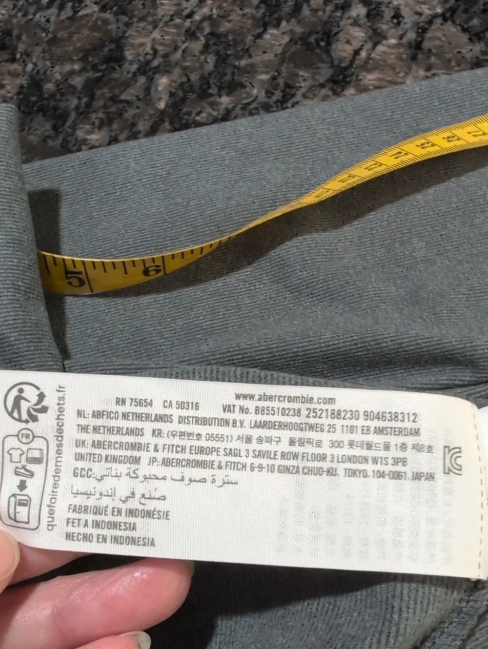abercrombie kids Charcoal Gray Hooded Zip Jacket